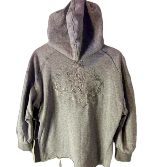 Love In Cropped Hoodie Grey  US M - Picture 2 of 5